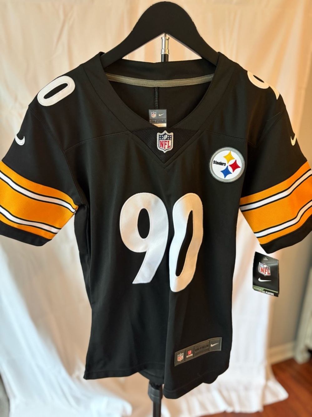 Nike NFL Pittsburgh Steelers #90 Black Jersey TJ WATT NEW WITH TAGS